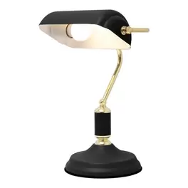 Lampa biurkowa retro czarno-złota ROMA za 160,3 zł w Agata Meble