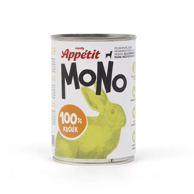 COMFY APPETIT MONO KRÓLIK 400G za 10 zł w Aqua el ZOO