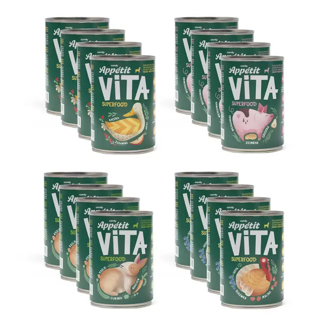 COMFY APPETIT VITA MIX SMAKÓW 16X400G za 191,84 zł w Aqua el ZOO