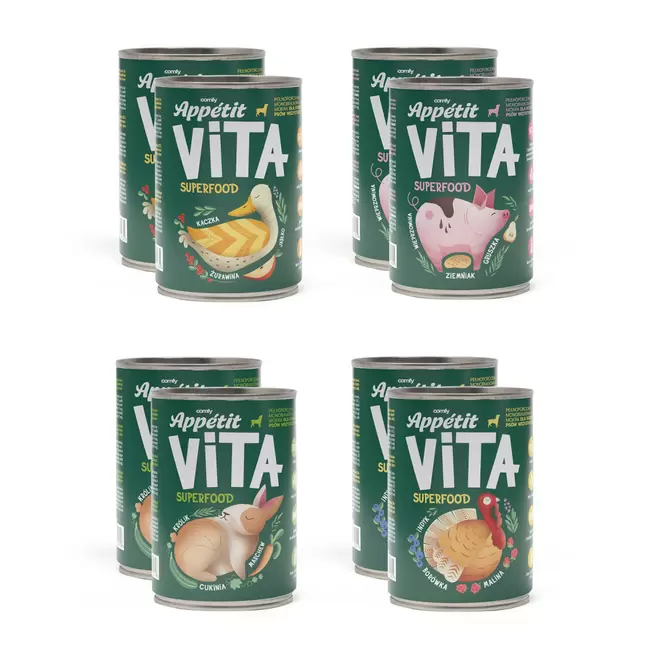 COMFY APPETIT VITA MIX SMAKÓW 8X400G za 95,92 zł w Aqua el ZOO