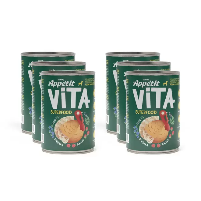 COMFY APPETIT VITA INDYK 6x400G za 71,94 zł w Aqua el ZOO