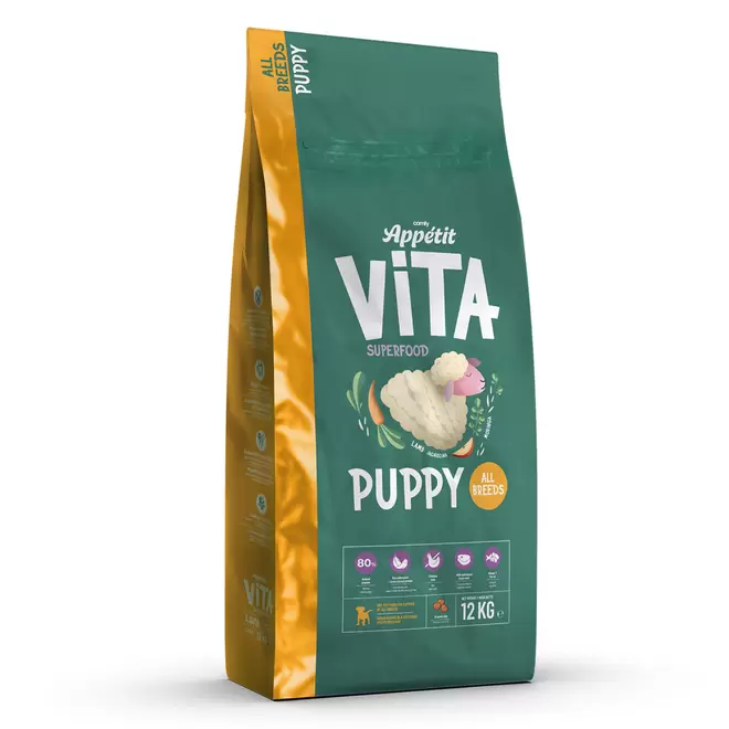 COMFY APPETIT VITA PUPPY LAMB 12KG za 224,99 zł w Aqua el ZOO