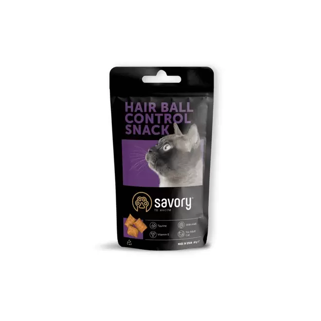 SAVORY PRZYSMAKI DLA KOTA HAIRBALL 60G za 5,56 zł w Aqua el ZOO