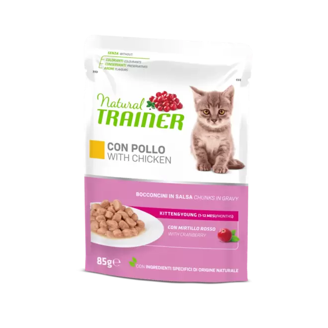 TRAINER NATURAL CAT KITTEN CHICKEN 85G za 5 zł w Aqua el ZOO