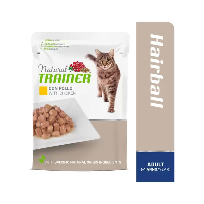 KARMA MOKRA TRAINER CAT HAIRBALL ADULT WITH CHICKEN 85 g za 5 zł w Aqua el ZOO