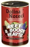 Dolina Noteci SuperFood 400g Wołowina z Sercami Gęsi za 1399,1 zł w Zoo Karina