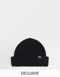 Reclaimed Vintage Inspired – Czarna czapka beanie unisex typu fisherman – BLACK za 19,43 zł w ASOS