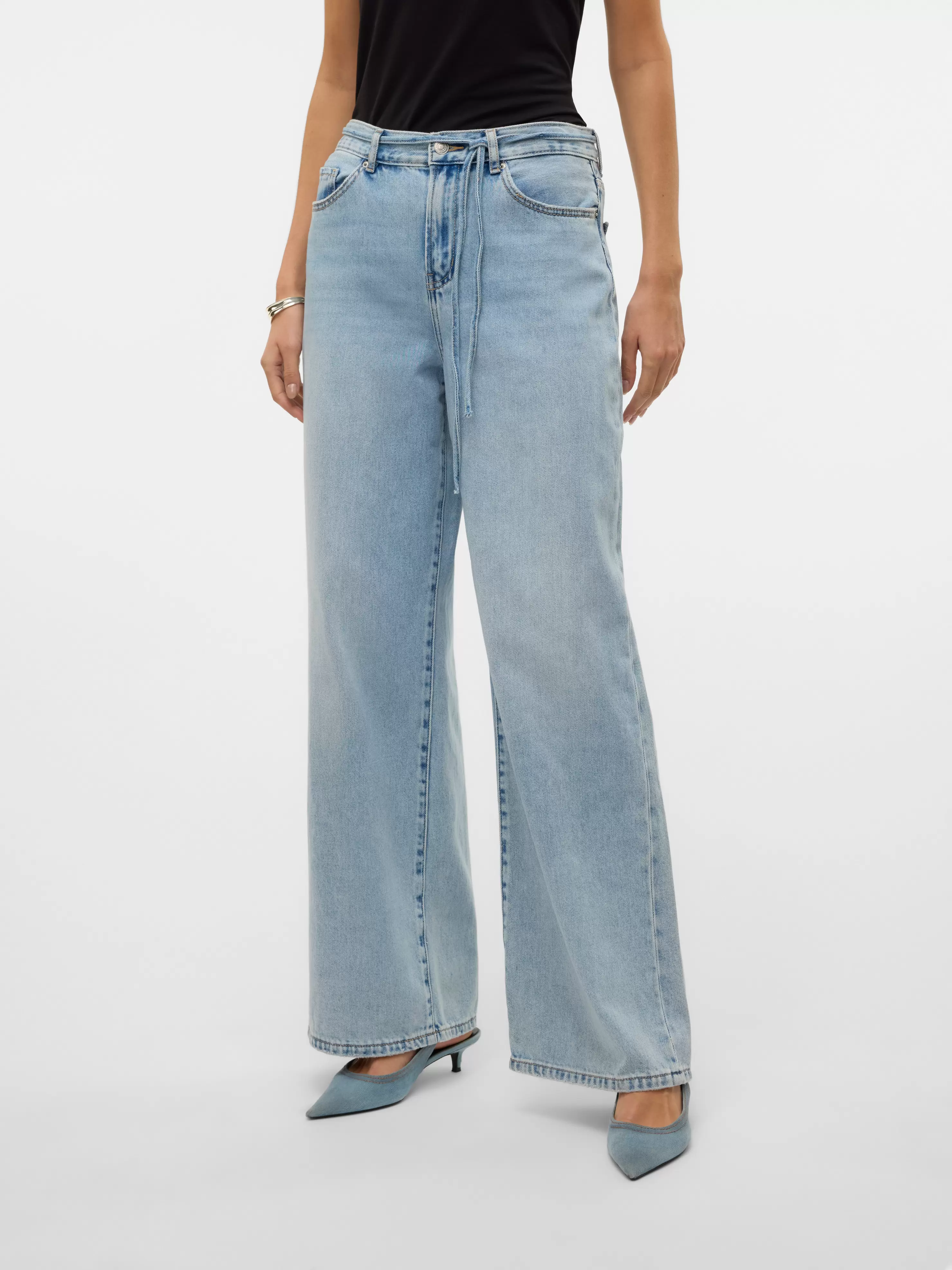 VMWIEN Średni stan Krój wide leg Jeans za 269,99 zł w Vero Moda