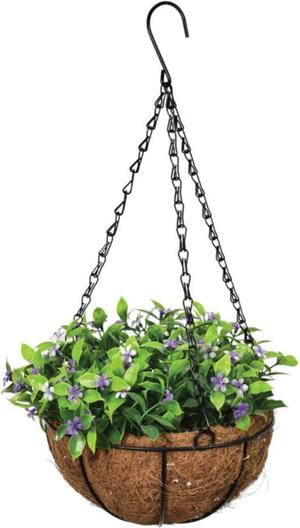 Roślina sztuczna Jumi w koszyku fioletowe kwiaty 14 cm za 49,98 zł w Castorama