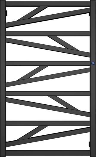 Grzejnik łazienkowy Instal-Projekt Yuto 90 x 50 cm czarny za 898 zł w Castorama