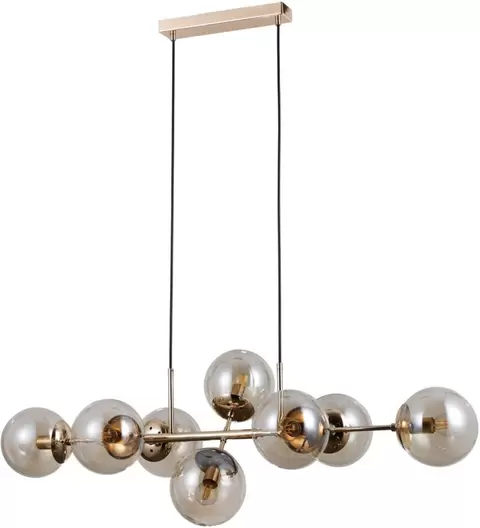 Lampa wisząca Italux Molite 8-punktowa E14 złota za 798 zł w Castorama