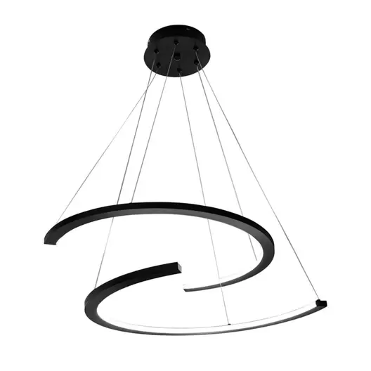 Lampa wisząca LED Milagro Doublemoon 30 W czarna za 448 zł w Castorama