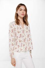 Printed cotton blouse za 15,99 zł w Springfield