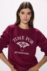 "Time for" sweatshirt za 25,89 zł w Springfield