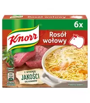 Knorr Rosół wołowy 60 g (6 x 10 g) za 3,99 zł w Chata Polska