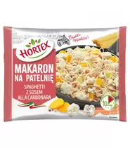 Hortex Makaron na patelnię spaghetti z sosem alla carbonara 450 g za 12,49 zł w Chata Polska