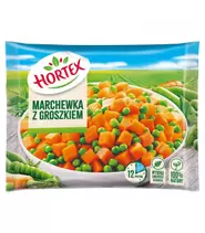 Hortex Marchewka z groszkiem 450 g za 9,49 zł w Chata Polska