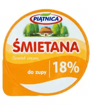 Piątnica Śmietana do zupy 18% 200 g za 3,69 zł w Chata Polska