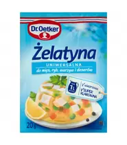 Dr. Oetker Żelatyna uniwersalna 20 g za 2,99 zł w Chata Polska