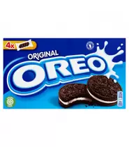 Oreo Original Ciastka kakaowe z nadzieniem o smaku waniliowym 176 g (16 sztuk) za 6,99 zł w Chata Polska