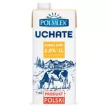 Polmlek Uchate Mleko UHT 2,0% 1 l za 3,49 zł w Spar