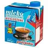 SM Gostyń Mleko gostyńskie zagęszczone niesłodzone 7,5 % tłuszczu 500 g za 6,29 zł w Spar