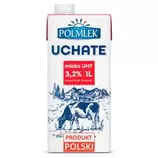 Polmlek Uchate Mleko UHT 3,2% 1 l za 2,99 zł w Spar