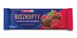 Biszkopty Spar z galaretką smak malinowy w czekoladzie za 2,99 zł w Spar