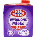 Mlekovita Mleko UHT Wydojone bez laktozy 3,2% tł. 500ml za 3,99 zł w Spar