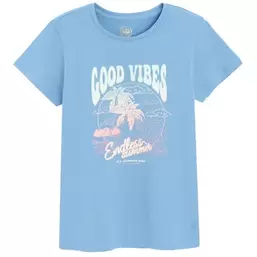 Cool Club, T-shirt dziewczęcy, niebieski za 20 zł w Smyk