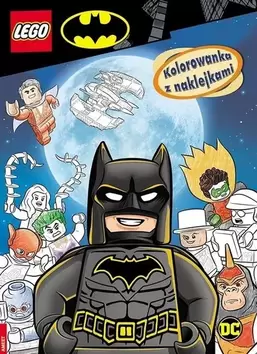 LEGO Batman. Kolorowanka z naklejkami za 8,99 zł w Smyk