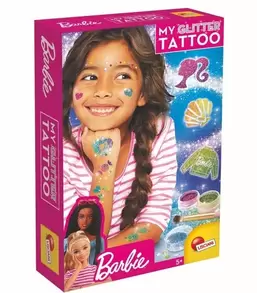 Lisciani, Barbie, brokatowe tatuaże, zestaw kreatywny za 64,15 zł w Smyk