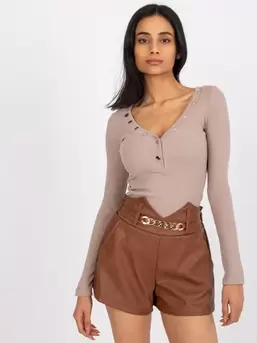 Szorty damskie, brązowe, Italy Moda za 86,99 zł w Smyk