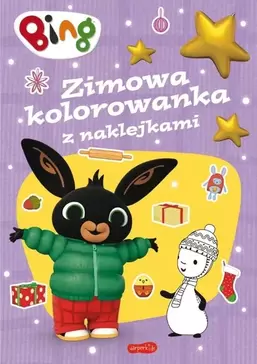 Bing. Zimowa kolorowanka z naklejkami za 10,99 zł w Smyk