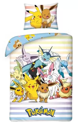 Pokemon, 2-częściowy komplet pościeli, 160x200 cm za 104,99 zł w Smyk