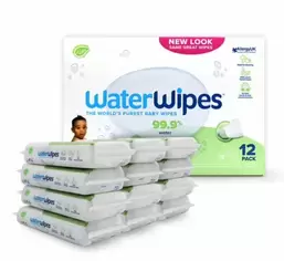 WaterWipes, BIO, Soapberry, chusteczki nawilżane dla niemowląt, 12x60 szt. za 128,99 zł w Smyk