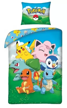 Pokemon, 2-częściowy komplet pościeli, 140x200 cm za 79,99 zł w Smyk