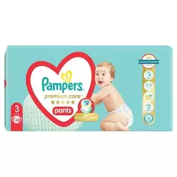 Pampers, Premium Care, pieluchomajtki, rozmiar 3, 6-11 kg, 48 szt. za 73,49 zł w Smyk