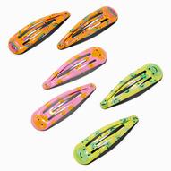 Claire's Club Pastel Glitter Critter Printed Snap Hair Clips - 6 Pack za 20,94 zł w Claire's
