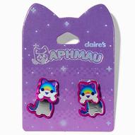 Aphmau™ Claire's Exclusive Rainbow Cat Front & Back Earrings za 36,46 zł w Claire's