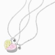 Best Friends Lime & Grapefruit Heart Pendant Necklaces - 2 Pack za 25,96 zł w Claire's