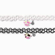 Best Friends Charming Cow Tattoo Choker Necklaces - 2 Pack za 27,45 zł w Claire's