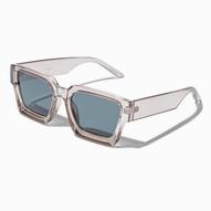 Translucent Gray Smoke Rectangular Sunglasses za 38,94 zł w Claire's