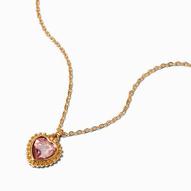 Claire's Club Pink Heart Gold-tone Necklace za 17,45 zł w Claire's