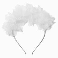 White Whimsical Flower Crown Headband za 43,74 zł w Claire's