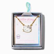 Hello Kitty® 50th Anniversary Claire's Exclusive Sterling Silver 3/8 ct. tw. Lab Grown Diamond & Enamel Pendant Necklace za 100 zł w Claire's