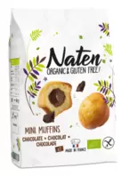 Wyprzedaż! 02/2025 MINI MUFFINKI Z NADZIENIEM CZEKOLADOWYM BEZGLUTENOWE BIO 200 G NATEN (1) za 12 zł w Słoneczko