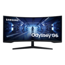 Zakrzywiony monitor gamingowy Odyssey G5 34 cali UWQHD 165Hz G55T |LC34G55TWWPXEN za 1749 zł w Samsung