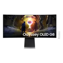 Zakrzywiony Monitor Gamingowy Odyssey OLED G8 34" 175Hz UWQHD G85SD | LS34DG850SUXDU za 3399 zł w Samsung