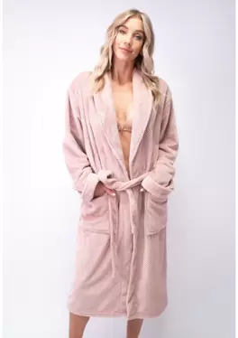 Szlafrok Blush Bathrobe BR rÃ³Å¼owy za 149 zł w Samanta